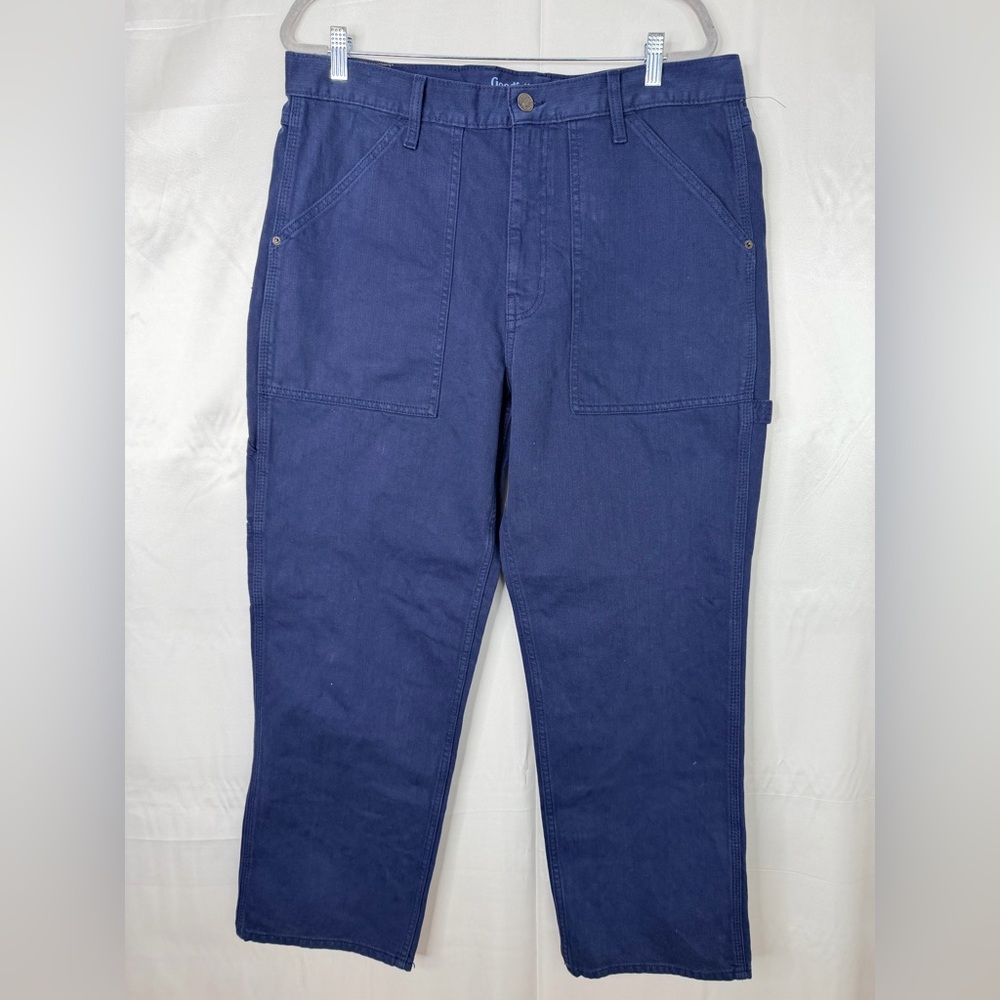 Goodfellow Navy Utility Pants NWOT 36x32‎ Cotton Carpenter Workwear